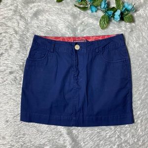 Vineyard Vines Navy Blue Mini Skirt
